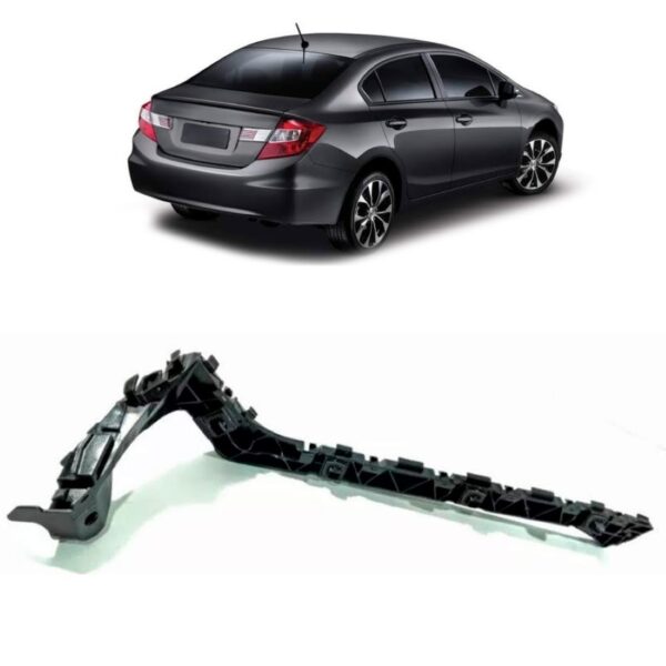 Suporte Guia Parachoque Traseiro Honda Civic 2012 A 2016 Lado Esquerdo