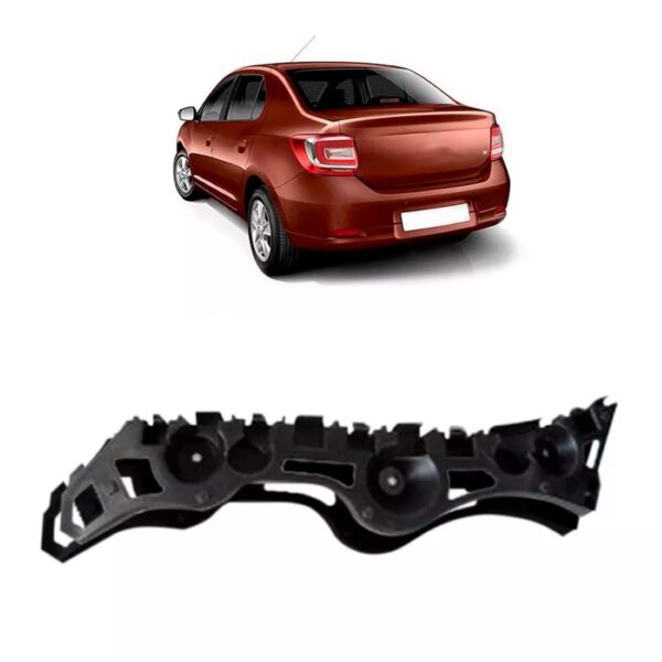 Suporte Guia Parachoque Traseiro Logan 2015 16 17 2018 Lado Esquerdo