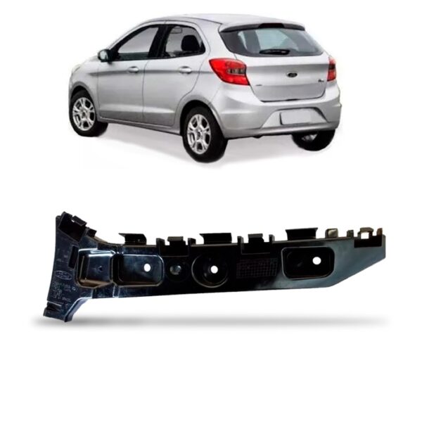 Suporte Guia Parachoque Traseiro Ford Ka 2014 2015 16 A 2018 Lado Esquerdo