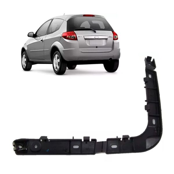 Suporte Guia Parachoque Traseiro Para Ford Ka 2008 A 2013 Lado Esquerdo