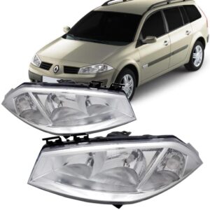 Farol Megane 2006 2007 2008 2009 2010 2011 2012 Lado Esquerdo