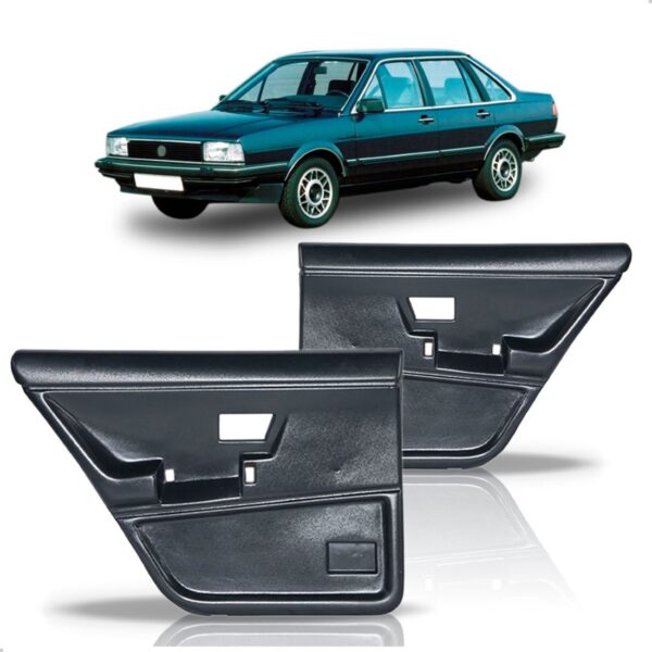 Par Forro Porta Santana 1985 A 1990 04 Portas Traseiro Preto