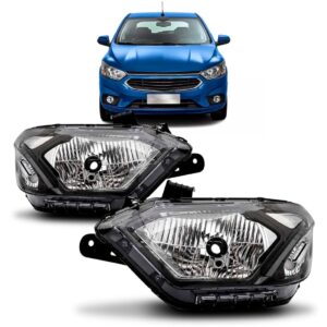 Farol Chevrolet Onix Prisma 2017 2018 2019 Com Led 1ª Linha - Esquerdo/motorista