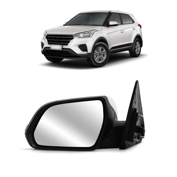 Retrovisor Creta 2017 2018 Elétrico Com Pisca Lado Esquerdo