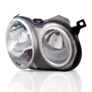 Farol Polo Hatch Sedan 03 04 05 06 Mascara Cromada 1ª Linha Direito/passageiro