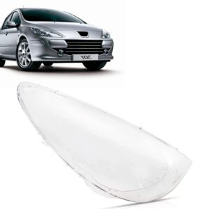 Lente Farol Para Peugeot 307 2007 2008 2009 2010 2011 2012 Lado Direito