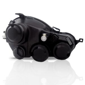 Farol Polo Hatch Sedan 03 04 05 06 Mascara Cromada 1ª Linha Esquerdo/motorista