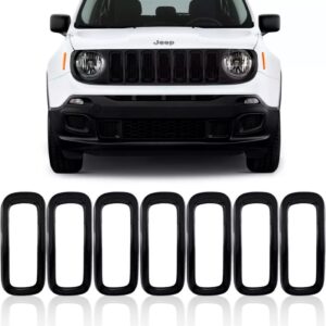 Kit Jogo Friso Grade Jeep Renegade 2015 A 2018 Black Piano 7