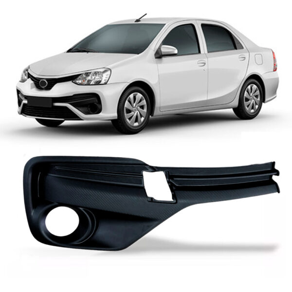 Moldura Farol Milha Etios Hatch/sedan 2018 A 2019 C/furo Lado Direito