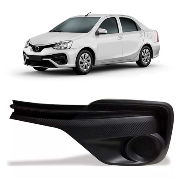 Moldura Milha Etios 2018 A 2019 Fechada Sem Furo Direito