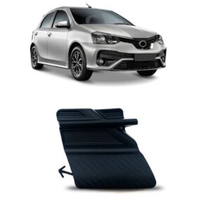 Tampa Acabamento Parachoque Etios 2018 A 2019 Reboque - Preto