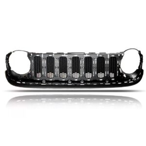 Grade Completa Para Renegade 2015 A 18 Preta Frisos Cromados Preto