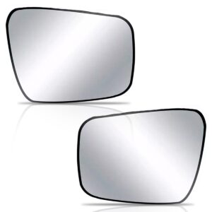 Lente Retrovisor Nissan Frontier 2017 2018 2019 Com Base Lado Direito