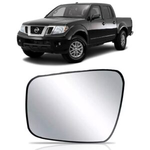 Lente Retrovisor Nissan Frontier 2017 2018 2019 Com Base Lado Esquerdo
