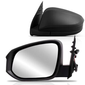 Retrovisor Toyota Hilux 2016 2017 2018 Fixo Preto Lado Esquerdo