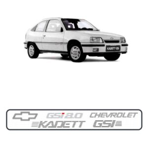 Kit De Adesivos Faixas Laterais Kadett Gsi Completo Grafite