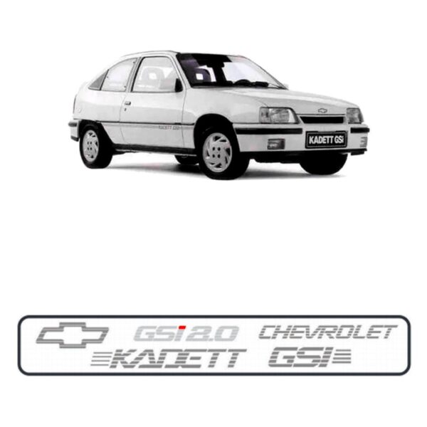 Kit De Adesivos Faixas Laterais Kadett Gsi Completo Grafite