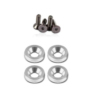 Jogo Parafuso Para Placas De Alumínio Anodizado Várias Cores Cor Prata