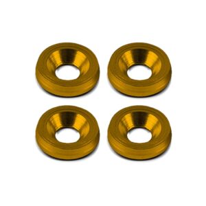 Jogo Parafuso Para Placas De Alumínio Anodizado Várias Cores Cor Amarelo