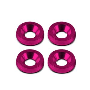 Jogo Parafuso Para Placas De Alumínio Anodizado Várias Cores Cor Rosa