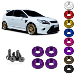 Jogo Parafuso Para Placas De Alumínio Anodizado Várias Cores Cor Roxo