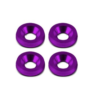 Jogo Parafuso Para Placas De Alumínio Anodizado Várias Cores Cor Roxo