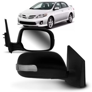 Retrovisor Corolla 2009 10 11 2012 Com Pisca Sem Rebatimento Lado Esquerdo