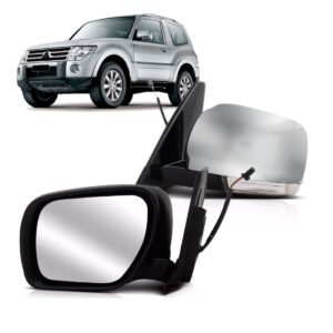 Retrovisor Pajero Full 2008 A 2013 Eletrico Pisca Cromado Le