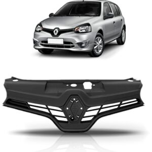 Tela Frontal Dianteira Para Renault Clio 2013 2014 2015 Preto