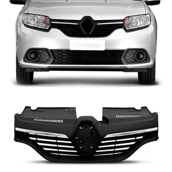 Grade Logan Sandero 2014 2015 A 2018 Com Friso 1a Linha