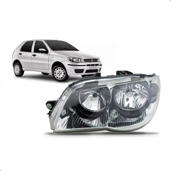 Farol Palio Siena Strada Celebration 2004 A 2010 Cromado Le Esquerdo/motorista