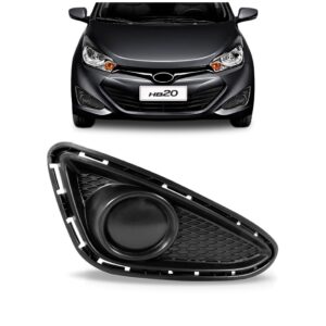 Moldura Grade Farol Milha Hb20 2012 A 2015 Sem Furo Lado Direito