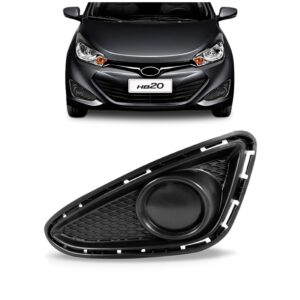 Moldura Grade Farol Milha Hb20 2012 A 2015 Sem Furo Lado Esquerdo