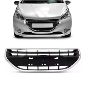 Grade Radiador Peugeot 208 2012 A 2016 Superior 1a Linha Preto