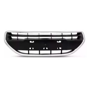 Grade Radiador Peugeot 208 2012 A 2016 Superior 1a Linha Preto