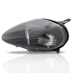 Farol Punto 2007 2008 2009 2010 2011 Mascara Negra 1ª Linha Esquerdo/motorista