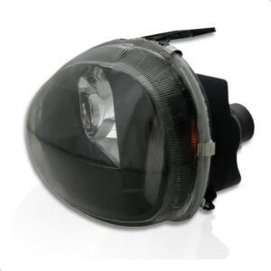 Farol Para Corsa 2000 01 02 03 04 06 07 08 10 Mascara Negra Lado Esquerdo