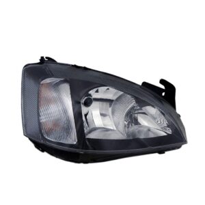 Farol Máscara Negra Corsa Hatch Sedan 03/08 Montana 1ª Linha Esquerdo/motorista