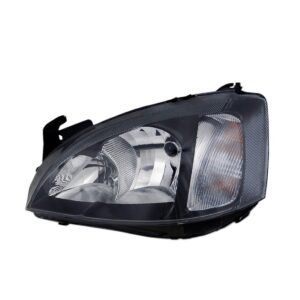 Farol Máscara Negra Corsa Hatch Sedan 03/08 Montana 1ª Linha Esquerdo/motorista