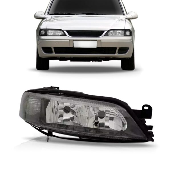 Farol Para Vectra Mascara Negra 2000 A 2005 1ª Linha Direito/passageiro