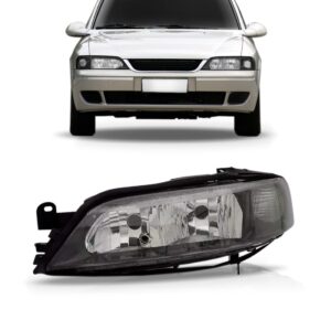 Farol Para Vectra Mascara Negra 2000 A 2005 1ª Linha Esquerdo/motorista