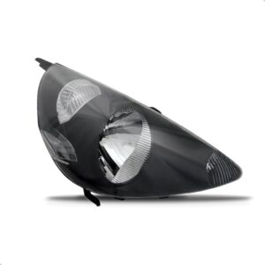 Farol Honda Fit 03 04 2005 2006 2007 Mascara Negra 1ª Linha - Direito/passageiro
