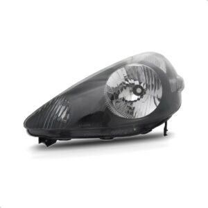 Farol Honda Fit 03 04 2005 2006 2007 Mascara Negra 1ª Linha - Direito/passageiro