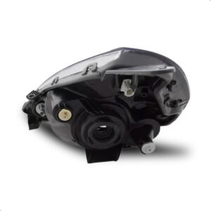 Farol Honda Fit 03 04 2005 2006 2007 Mascara Negra 1ª Linha - Direito/passageiro