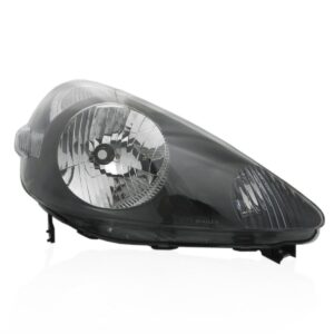 Farol Honda Fit 03 04 2005 2006 2007 Mascara Negra 1ª Linha - Direito/passageiro