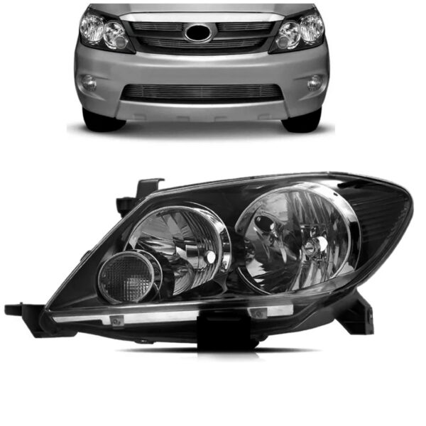 Farol Hilux Sw4 2005 2006 2007 08 09 10 2011 Toyota 1ª Linha Esquerdo/motorista