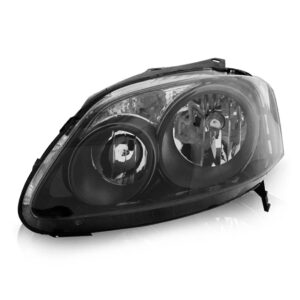 Farol Fox Spacefox Crossfox 2007 2008 2009 Foco Duplo Negro Lado Esquerdo