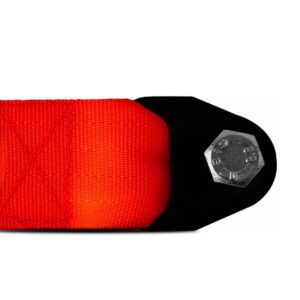 Tow Strap Fita De Reboque Flexível Esportivo Cor Laranja