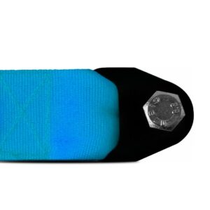 Tow Strap Hook Cinta Reboque Engate Parafusado Azul