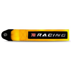Tow Strap Fita De Reboque Flexível Esportivo Cor Amarelo